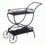 HANDPAINT MAGNOLIA TEA CART